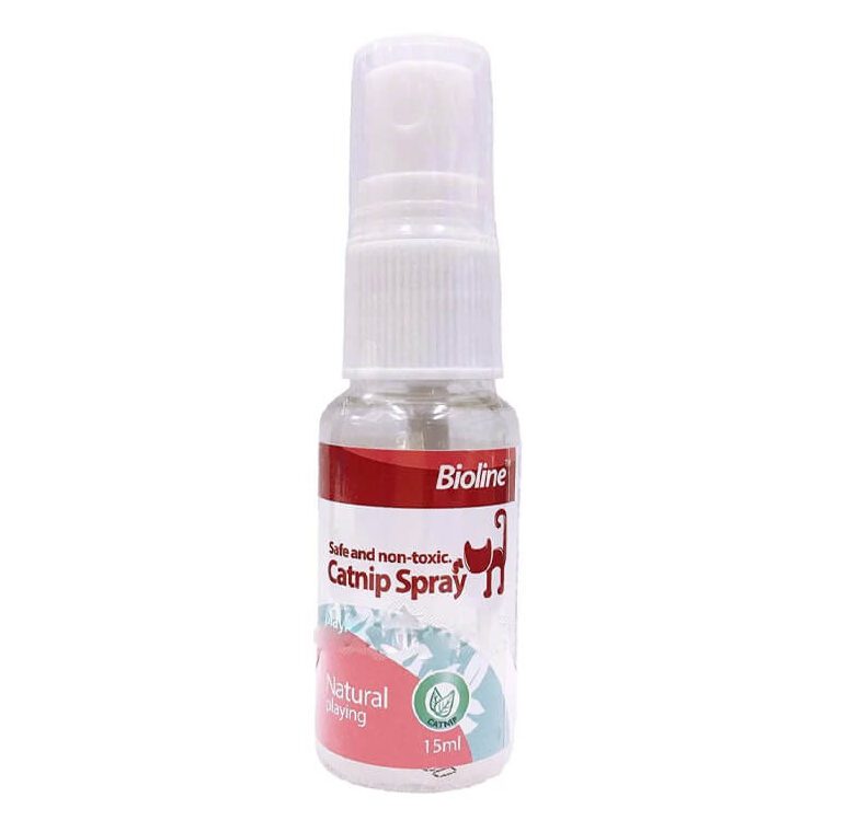 Catnip Spray Juego Natural para Gatos 15 ml - Bioline